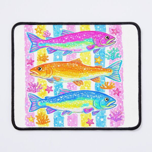 Item preview, Holographic fish designed and sold by Tiny-Love ⭐⭐⭐⭐⭐.