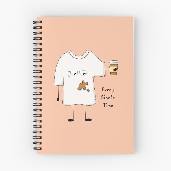 Item preview, Coffee Stain Survivor Shirt – Funny Everyday Mishap Illustration designed and sold by OKartashova.