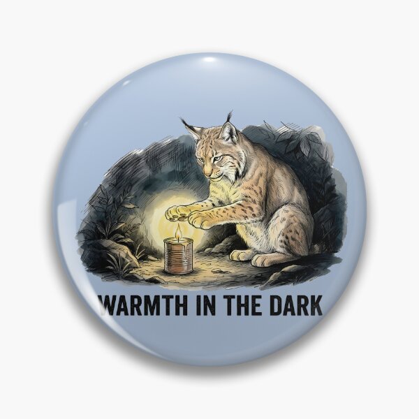 Item preview, Warmth in the Dark: Cozy Lynx and Candle Art designed and sold by SoulPT.