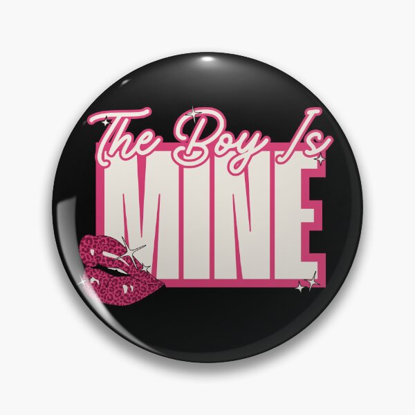 Item preview, The Boy Is Mine Lyrics Typography designed and sold by BreakingGrnd.