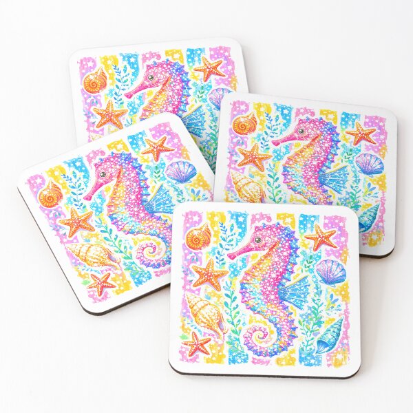 Item preview, Holographic seahorse designed and sold by Tiny-Love ⭐⭐⭐⭐⭐.