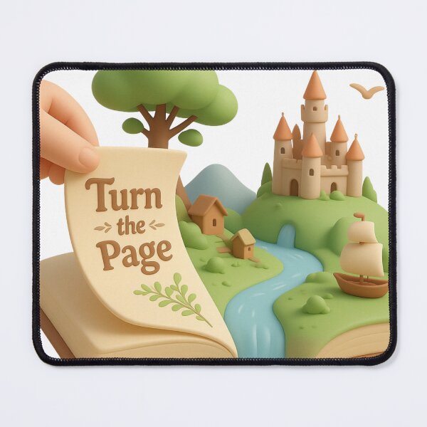 Item preview, Turn the Page – Magical Fantasy Book World with Castle designed and sold by veynorastudio.