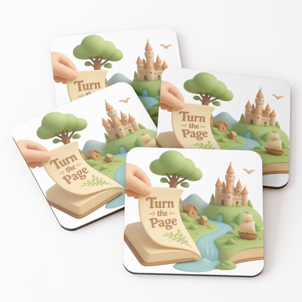 Item preview, Turn the Page – Magical Fantasy Book World with Castle designed and sold by veynorastudio.
