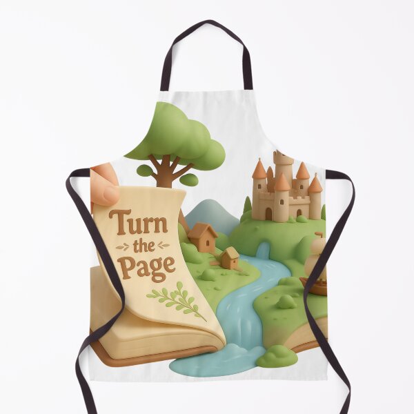 Item preview, Turn the Page – Magical Fantasy Book World with Castle designed and sold by veynorastudio.