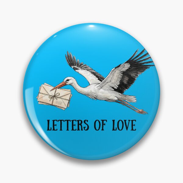 Item preview, Letters of Love: Flying Stork Delivery Art designed and sold by SoulPT.