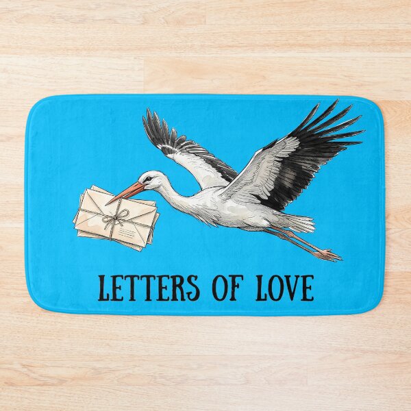 Item preview, Letters of Love: Flying Stork Delivery Art designed and sold by SoulPT.