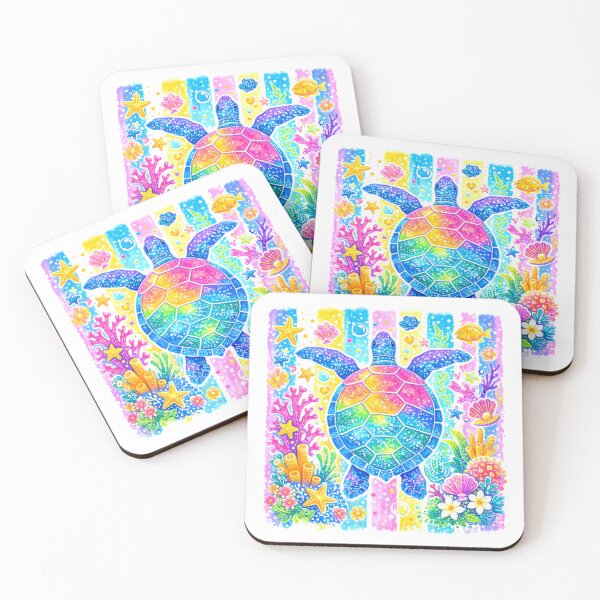 Item preview, Holographic turtle designed and sold by Tiny-Love ⭐⭐⭐⭐⭐.