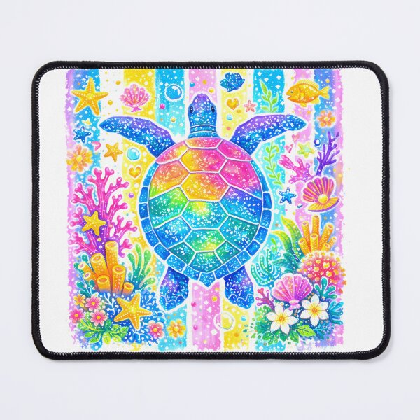 Item preview, Holographic turtle designed and sold by Tiny-Love ⭐⭐⭐⭐⭐.