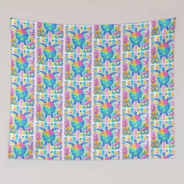 Item preview, Holographic turtle designed and sold by Tiny-Love ⭐⭐⭐⭐⭐.