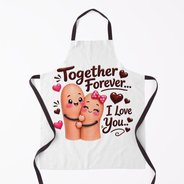 Item preview, Together Forever I Love You | Cute Finger Couple Kawaii Love Art designed and sold by Dulxoz.