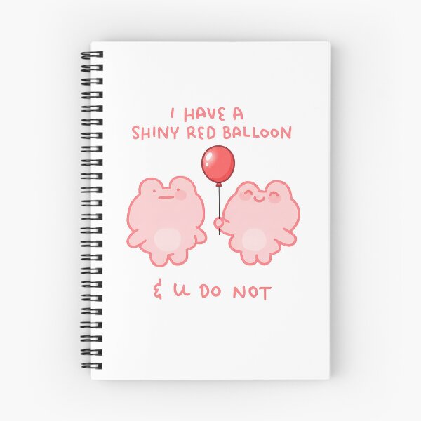 Item preview, Red Balloon Frog designed and sold by LittleBrags.