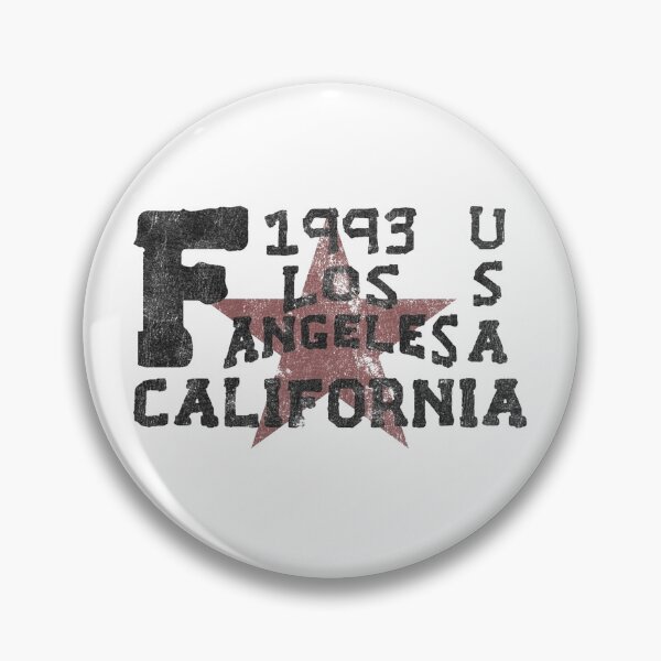 Item preview, Los Angeles California 1993 Vintage Star Streetwear Design designed and sold by RRMadeArt.