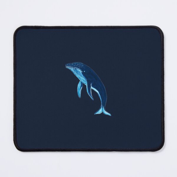 Item preview, Blue humpback whale illustration designed and sold by Archived by Vic.