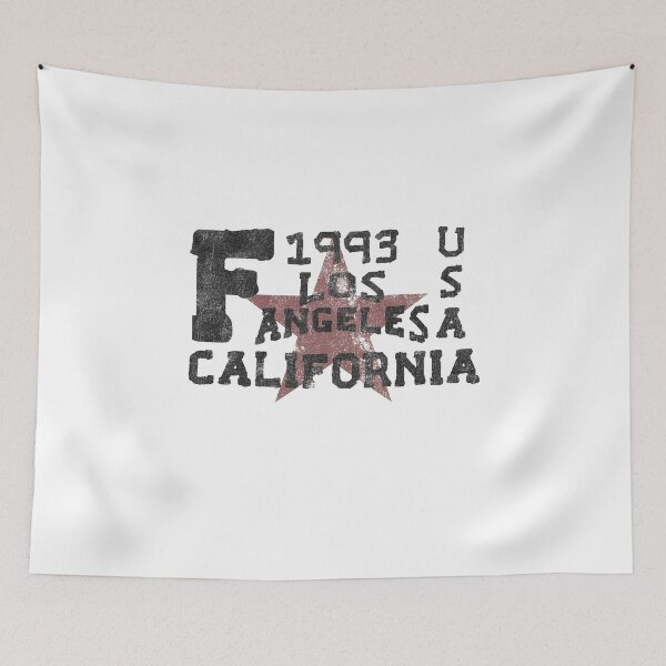 Item preview, Los Angeles California 1993 Vintage Star Streetwear Design designed and sold by RRMadeArt.