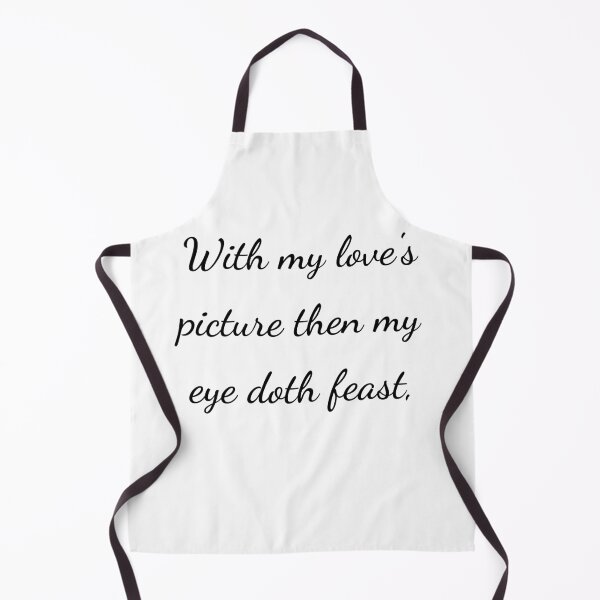 Item preview, "With my love's picture then my eye doth feast," - handwriting black designed and sold by ariksworld.