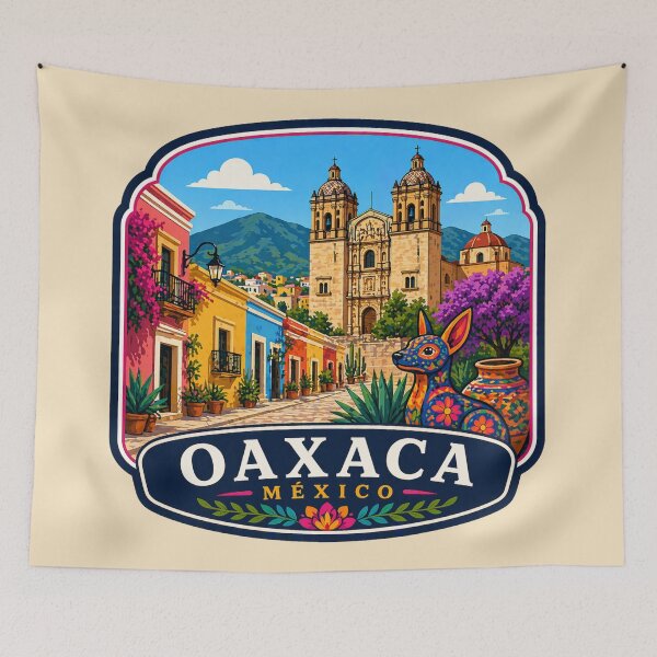 Item preview, Oaxaca, Mexico - Cathedral, Alebrije Folk Art designed and sold by Myra365Art.