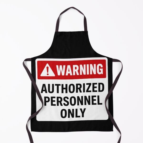 Item preview, Warning: Authorized Personnel Only designed and sold by Beluga Cat.
