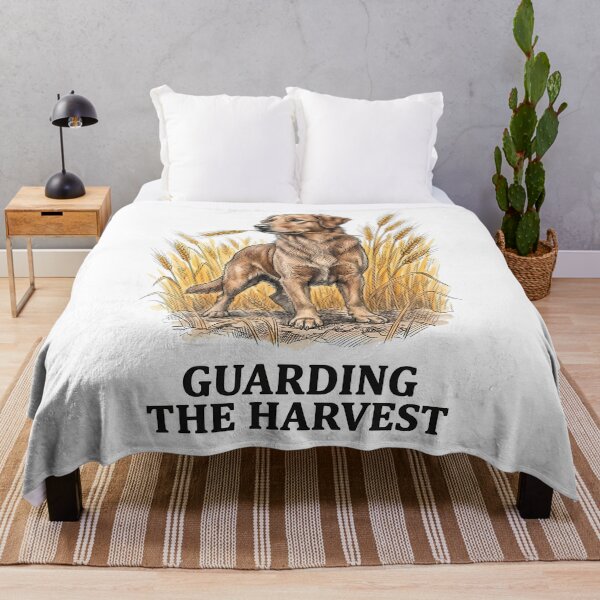 Item preview, Guarding the Harvest: Faithful Dog Art designed and sold by SoulPT.
