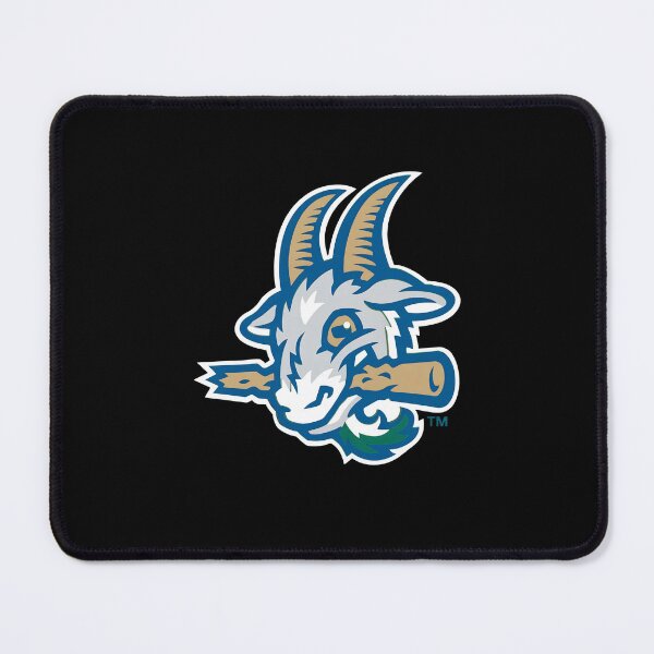 Item preview, Goat Biting Baseball Bat Mascot designed and sold by ZA3ZA3FIRE.