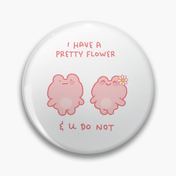 Item preview, Pretty Flower Frog designed and sold by LittleBrags.