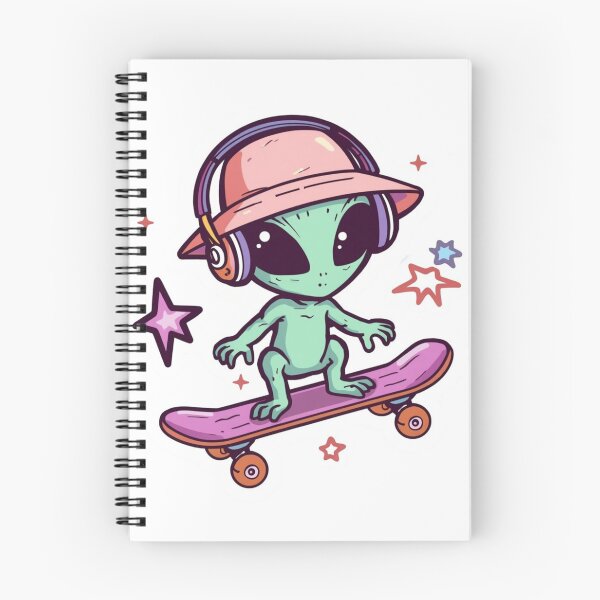Item preview, Rad Galactic Skater designed and sold by redblink store.