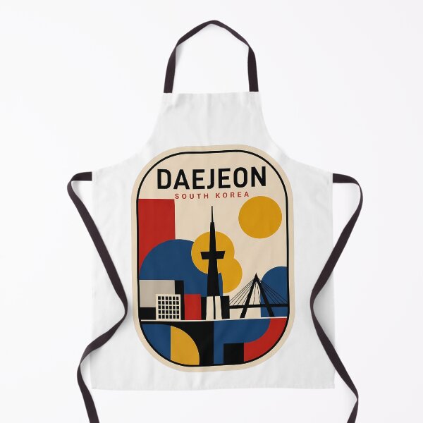 Item preview, Retro Daejeon South Korea Geometric Travel Poster designed and sold by k3rstman1.