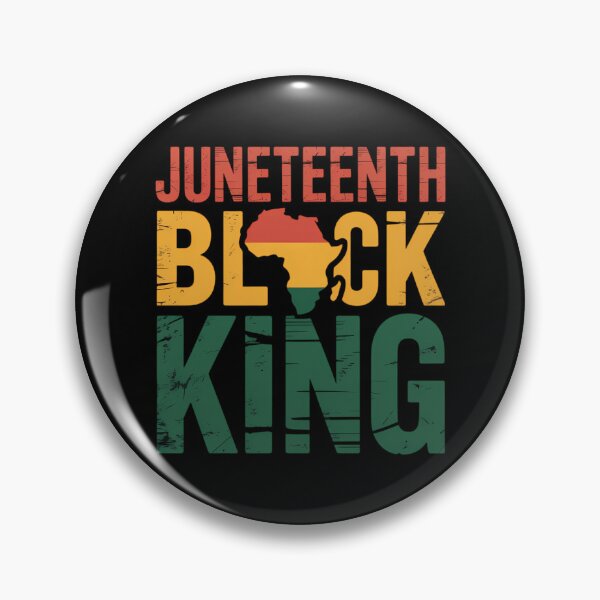 Item preview, Juneteenth black king in african flag colors for afro pride designed and sold by sailorjessiArt.