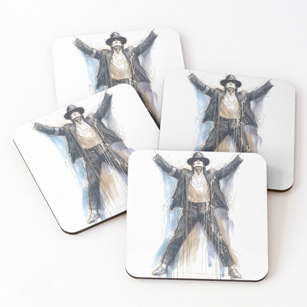 Item preview, Abstract Charcoal Sketch Michael Jackson Full Canvas History Art designed and sold by Dhenin Studio.