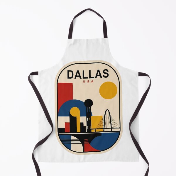 Item preview, Dallas Texas Retro Bauhaus Skyline Cityscape designed and sold by k3rstman1.