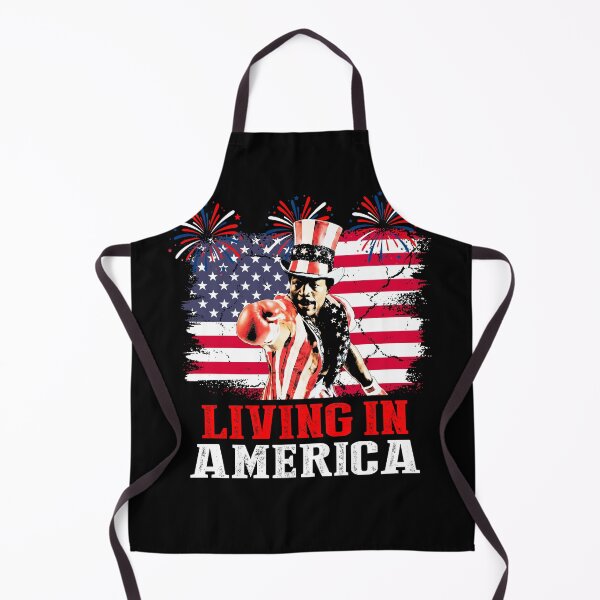 Item preview, Apollo Creed Living In America- Vintage Retro USA 4th Of July designed and sold by Qellus-Style.