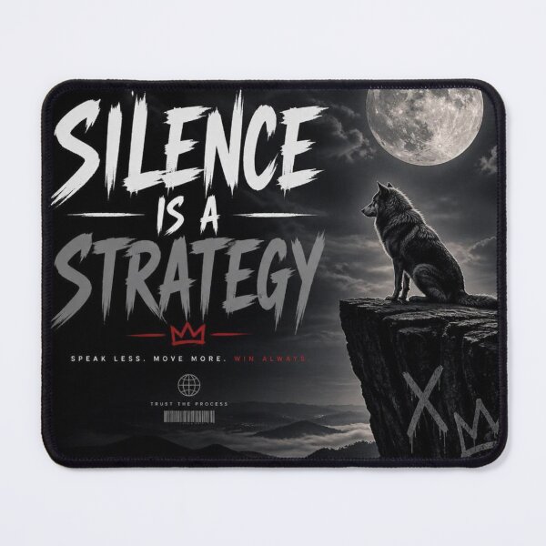 Item preview, Silence Is a Strategy – Lone Wolf designed and sold by veynorastudio.