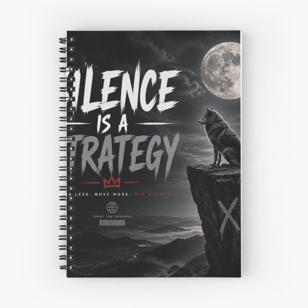Item preview, Silence Is a Strategy – Lone Wolf designed and sold by veynorastudio.
