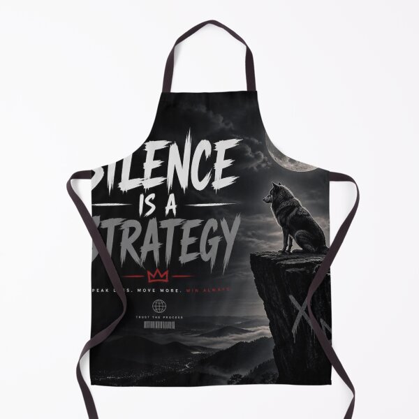 Item preview, Silence Is a Strategy – Lone Wolf designed and sold by veynorastudio.