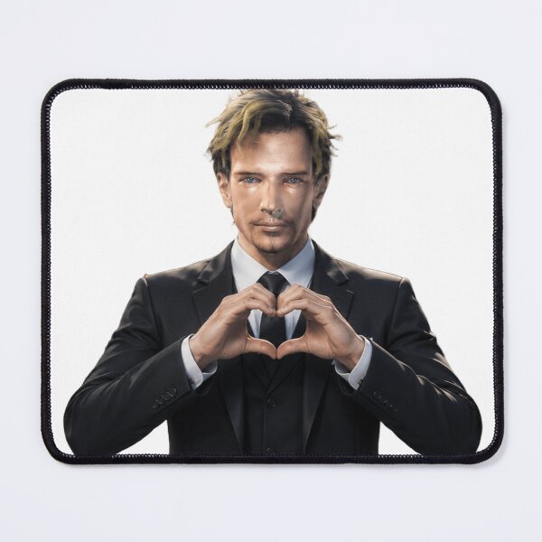 Item preview, Bruce shows hand heart gesture designed and sold by angelicamstore.