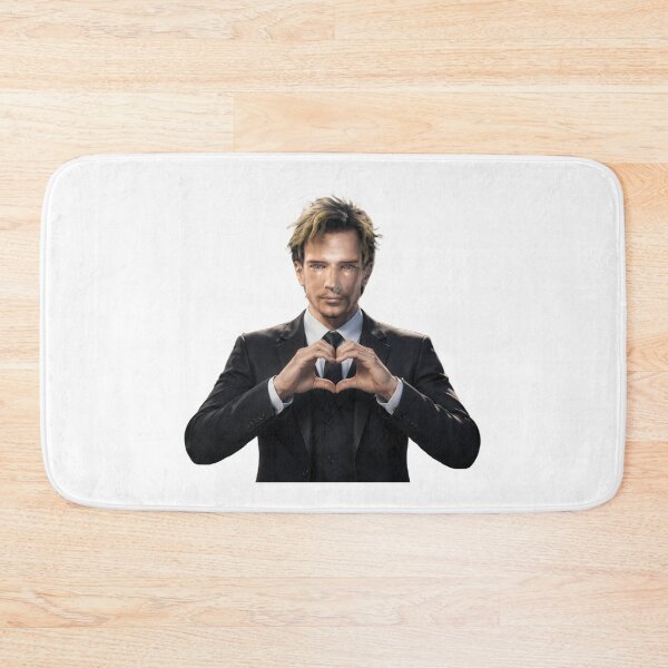 Item preview, Bruce shows hand heart gesture designed and sold by angelicamstore.