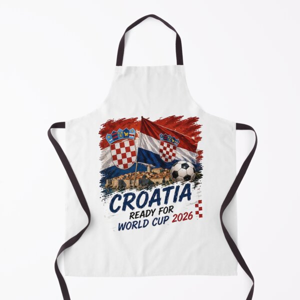Item preview, Croatia Football Fan World Cup 2026 Design designed and sold by Pixanova.