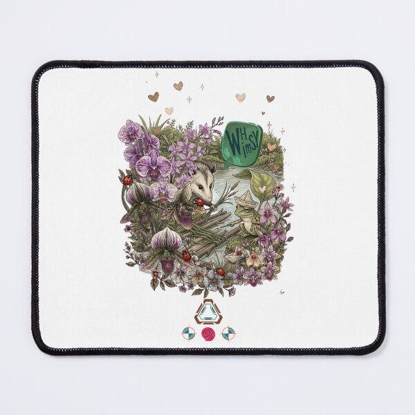 Item preview, Whimsy Garden — Opossum & Frog designed and sold by m-yoga-store.