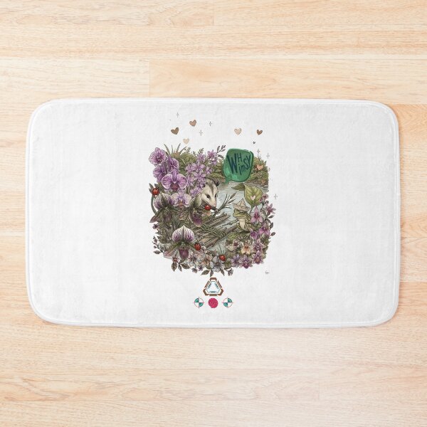 Item preview, Whimsy Garden — Opossum & Frog   designed and sold by m-yoga-store.