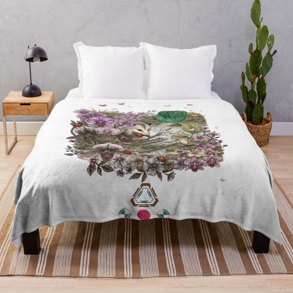 Item preview, Whimsy Garden — Opossum & Frog designed and sold by m-yoga-store.