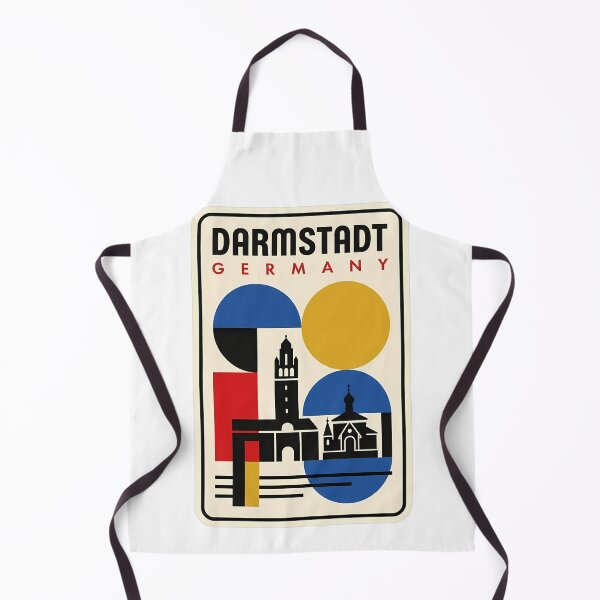 Item preview, Vintage Darmstadt Germany Bauhaus Style Travel Landmark designed and sold by k3rstman1.