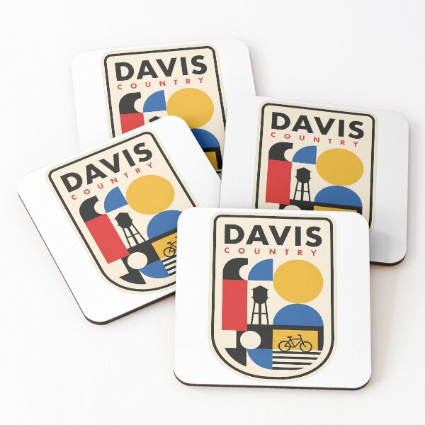 Item preview, Davis California Bicycle Capital Retro Geometric Style designed and sold by k3rstman1.