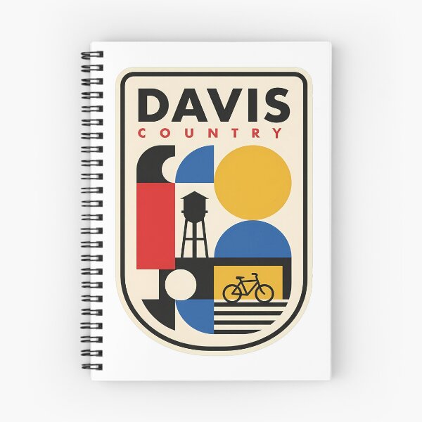 Item preview, Davis California Bicycle Capital Retro Geometric Style designed and sold by k3rstman1.