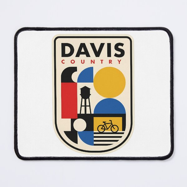 Item preview, Davis California Bicycle Capital Retro Geometric Style designed and sold by k3rstman1.