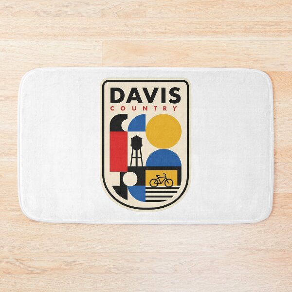 Item preview, Davis, California, Capital de la Bicicleta, Estilo Geométrico Retro designed and sold by k3rstman1.