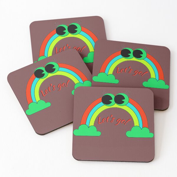 Item preview, Let's Go Rainbow Frog designed and sold by Naershop.