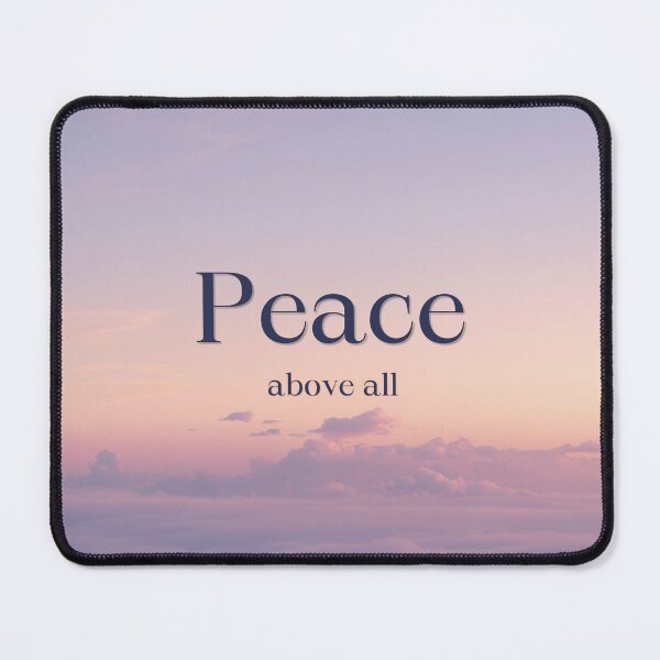 Item preview, Peace Over Everything – Spiritual Self Care Quote Art   designed and sold by CosmicQuietLab.