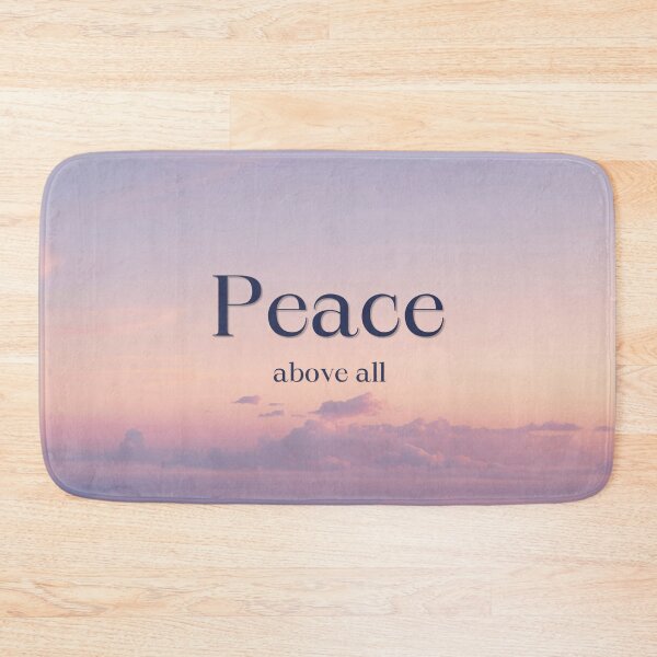 Item preview, Peace Over Everything – Spiritual Self Care Quote Art   designed and sold by CosmicQuietLab.