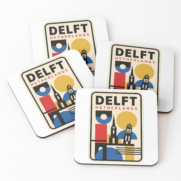 Item preview, Bauhaus Style Delft Netherlands Geometric Landmark designed and sold by k3rstman1.