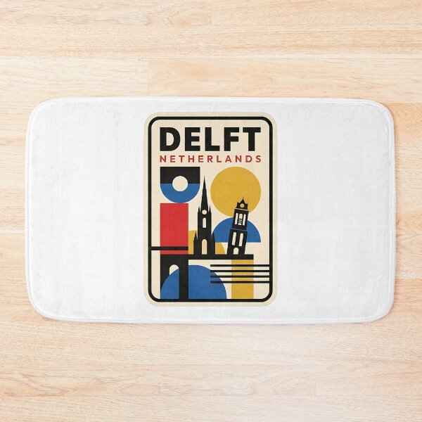 Item preview, Bauhaus Style Delft Netherlands Geometric Landmark designed and sold by k3rstman1.