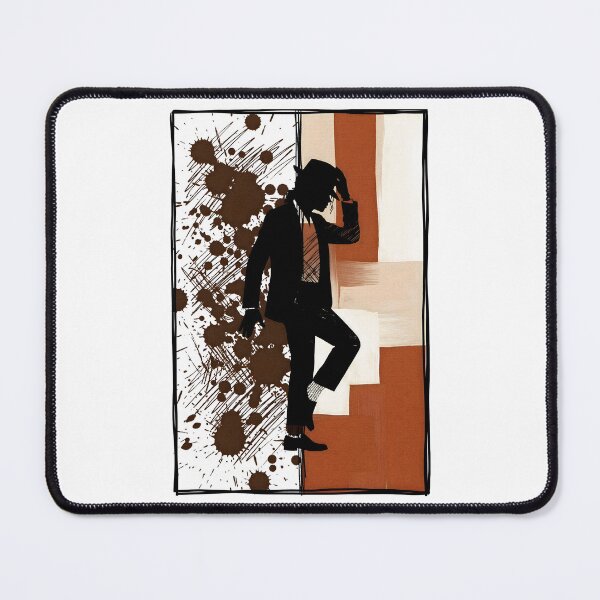 Item preview, Minimalist Splatter Art Michael Jackson Full Frame Dual Tone designed and sold by Dhenin Studio.